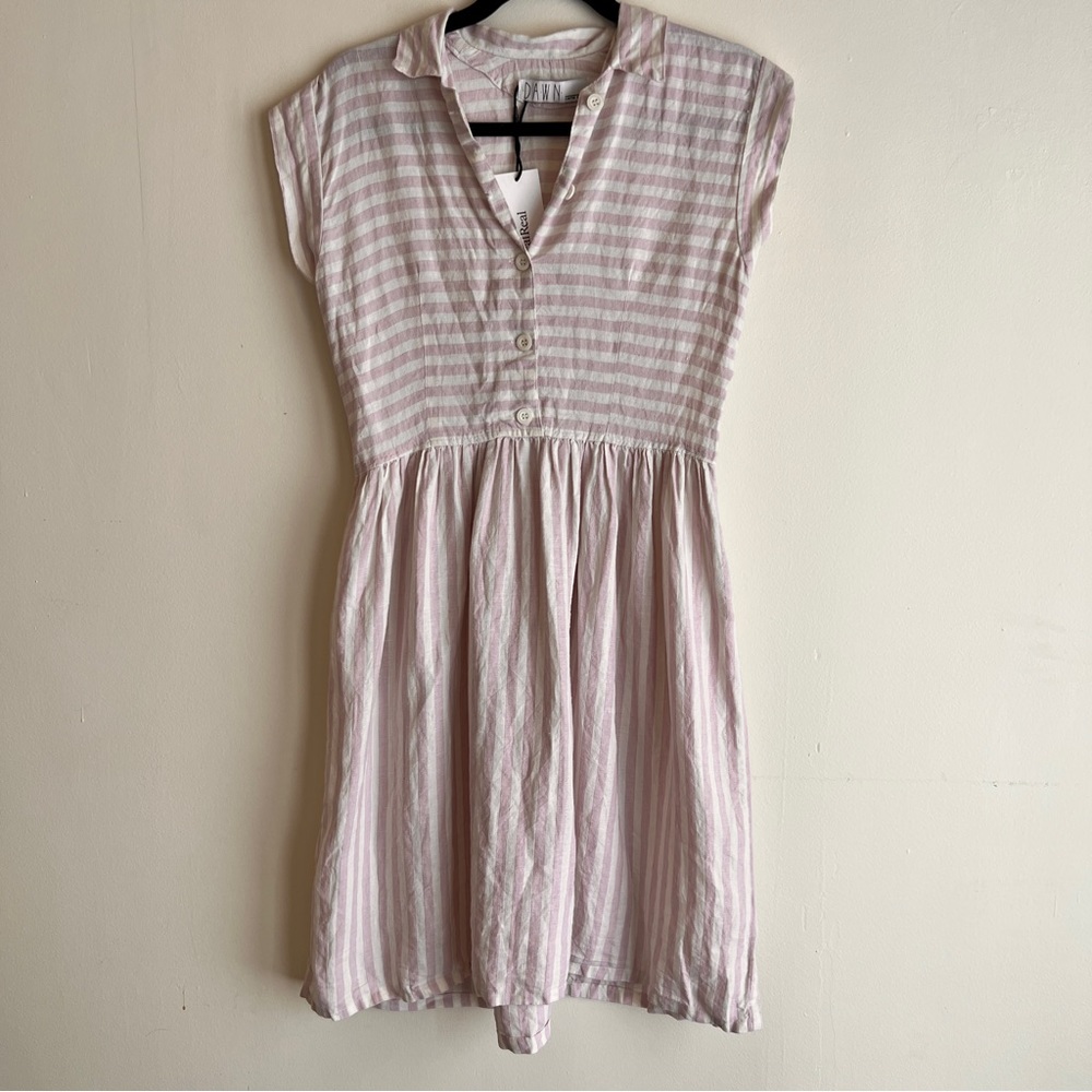 Lavender Stripe Piper Dress